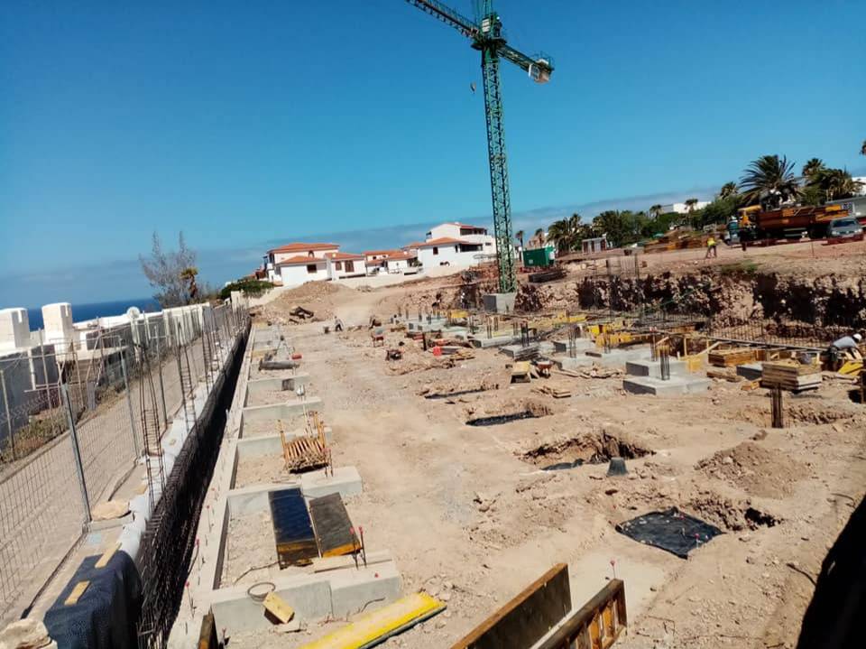 Iniciamos la ejecución de 44 viviendas en el Turman, Agaete.  Gran Canaria.